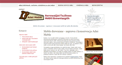 Desktop Screenshot of adasmeble.pl